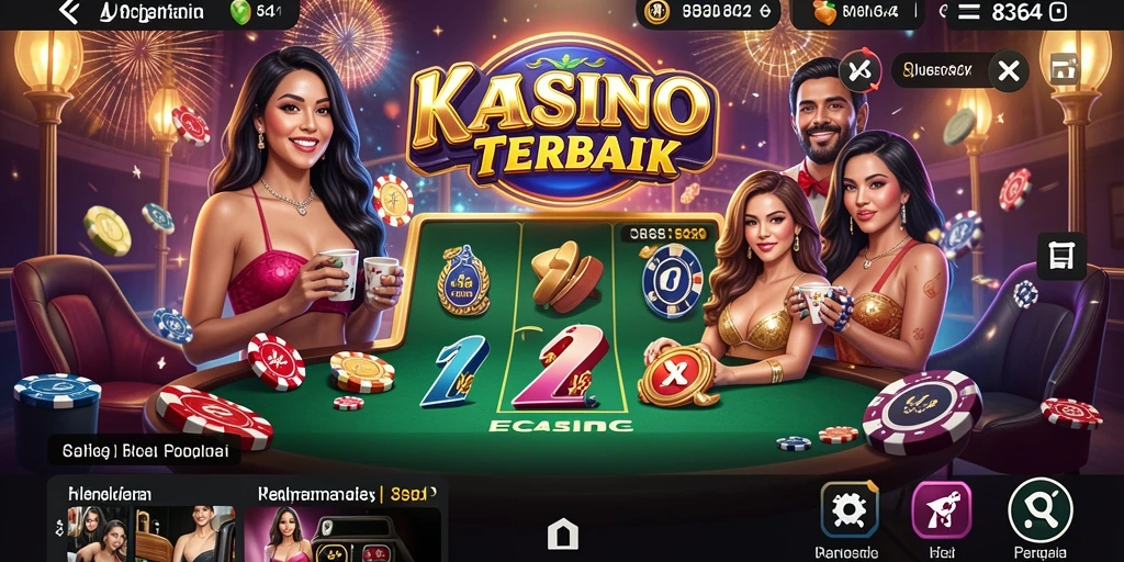 Screenshot permainan Kasino 8364 menunjukkan keseruan dan interaktivitas.