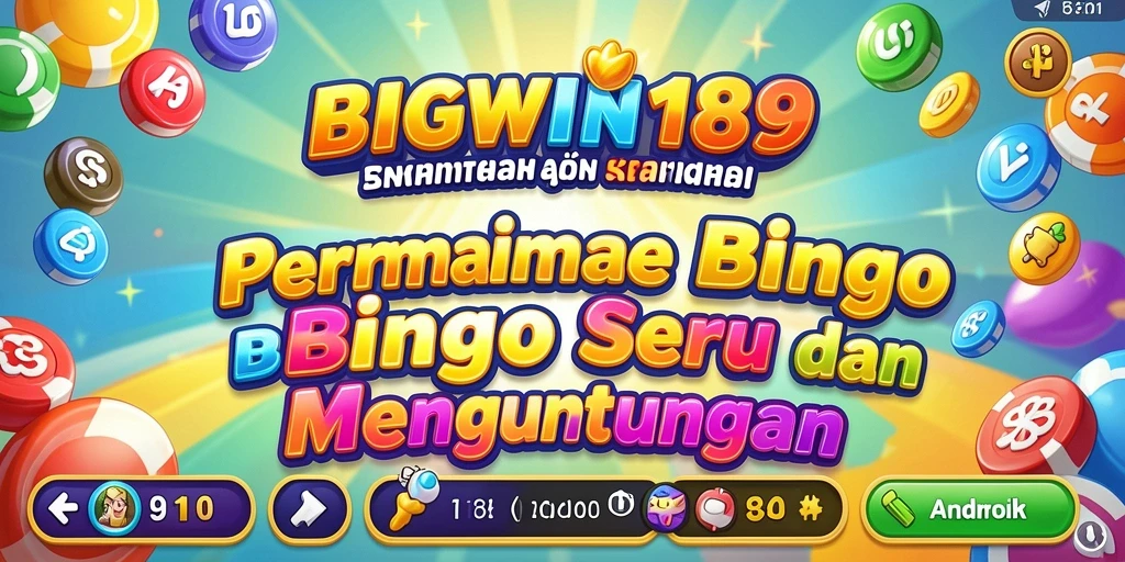 Tampilan gameplay Bingo yang seru dan menghibur di BIGWIN189.