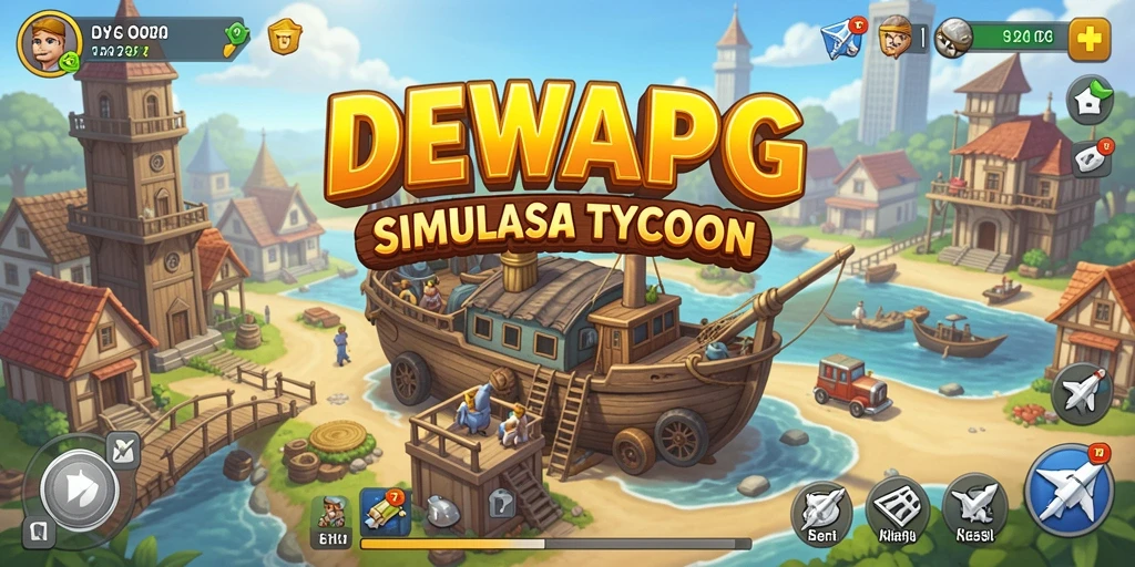 Tangkapan layar DEWAPG menunjukkan momen seru dalam gameplay Tycoon.