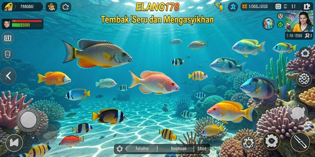 Tampilkan gameplay seru Tembak Ikan di ELANG178.
