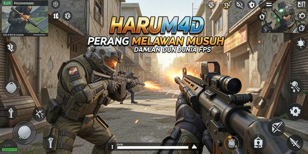Gameplay seru dan mendebarkan dalam HARUM4D.