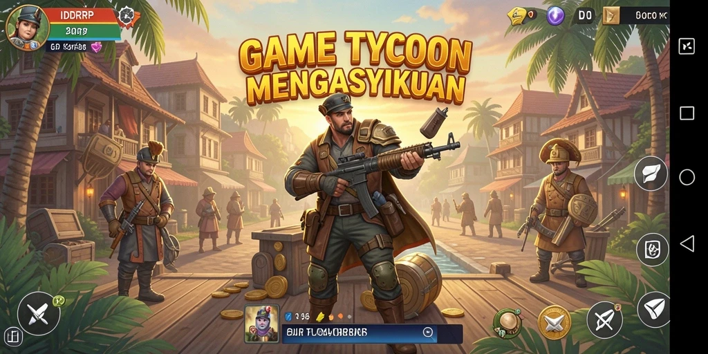 Tampilan gameplay IDRRP yang mengasyikkan dan interaktif.