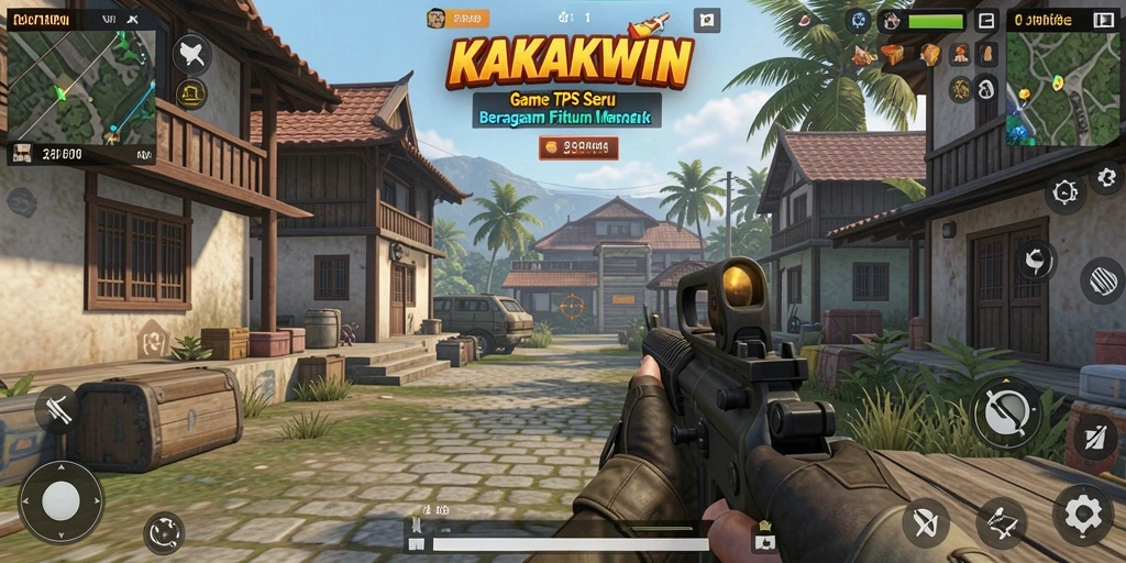 Screenshot KAKAKWIN menampilkan pertempuran intens di berbagai lokasi.