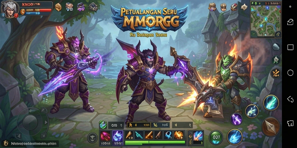 Tampilan gameplay KNO89 yang mendebarkan dalam dunia MMORPG.