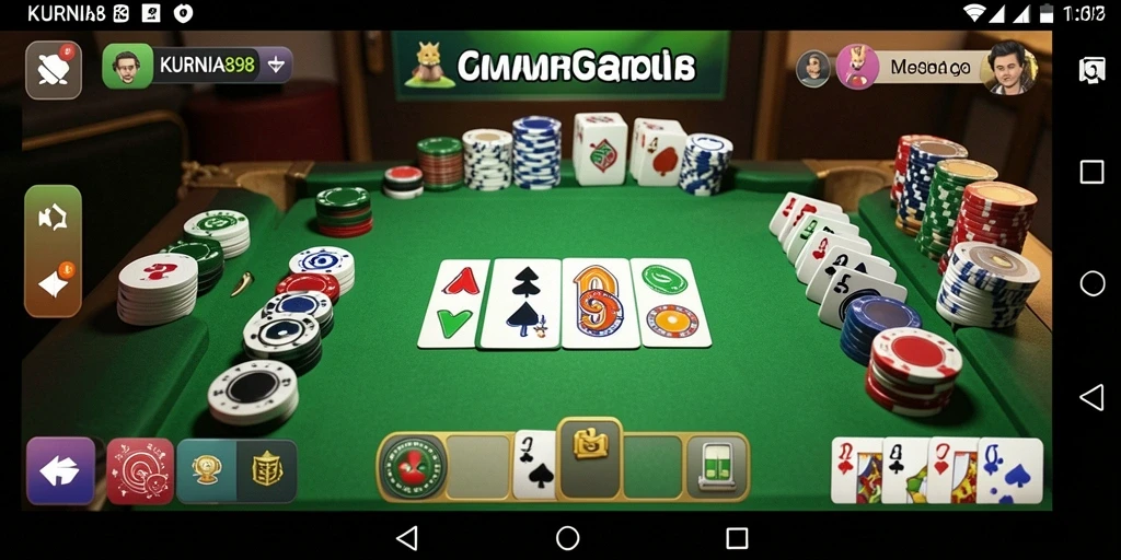 Tampilan gameplay seru di KURNIA898 dengan teman-teman.