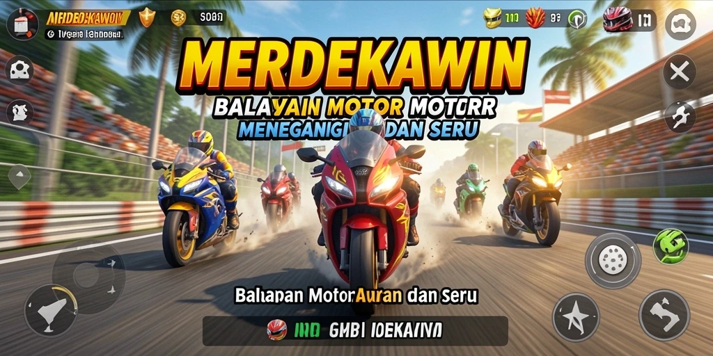 Screenshot menarik dari gameplay seru MERDEKAWIN.