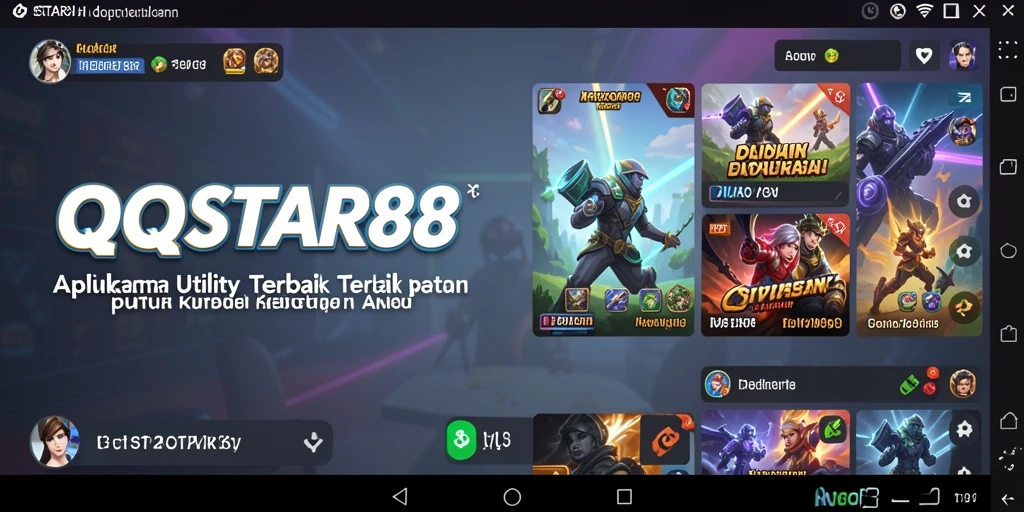 Tampilan antarmuka dan fitur utama QQSTAR88 dalam aksi.