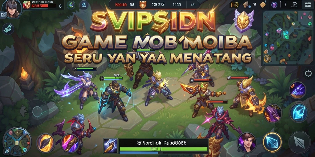 Tampilan seru dari gameplay SVIPSIDN yang intens dan strategis.