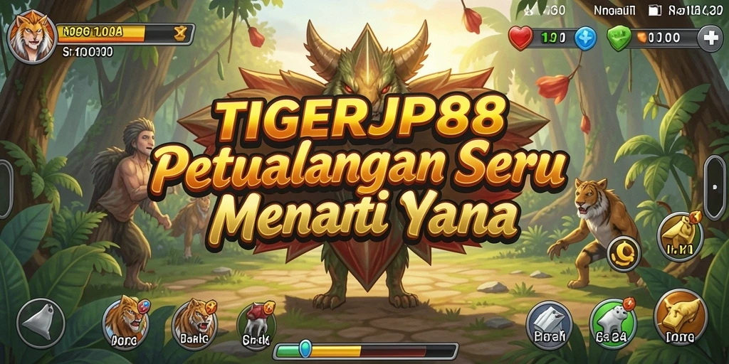 Screenshot TIGERJP88 menampilkan aksi petualangan yang seru dan mendebarkan.