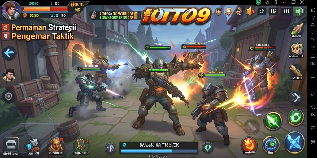 Tampilan gameplay TOTO9 yang menegangkan dan penuh strategi.